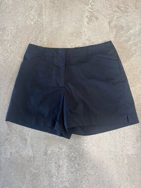 Nike Golf Dri-FIT Black Chino Shorts Women’s 4 Small 4" Inseam Cotton Mix